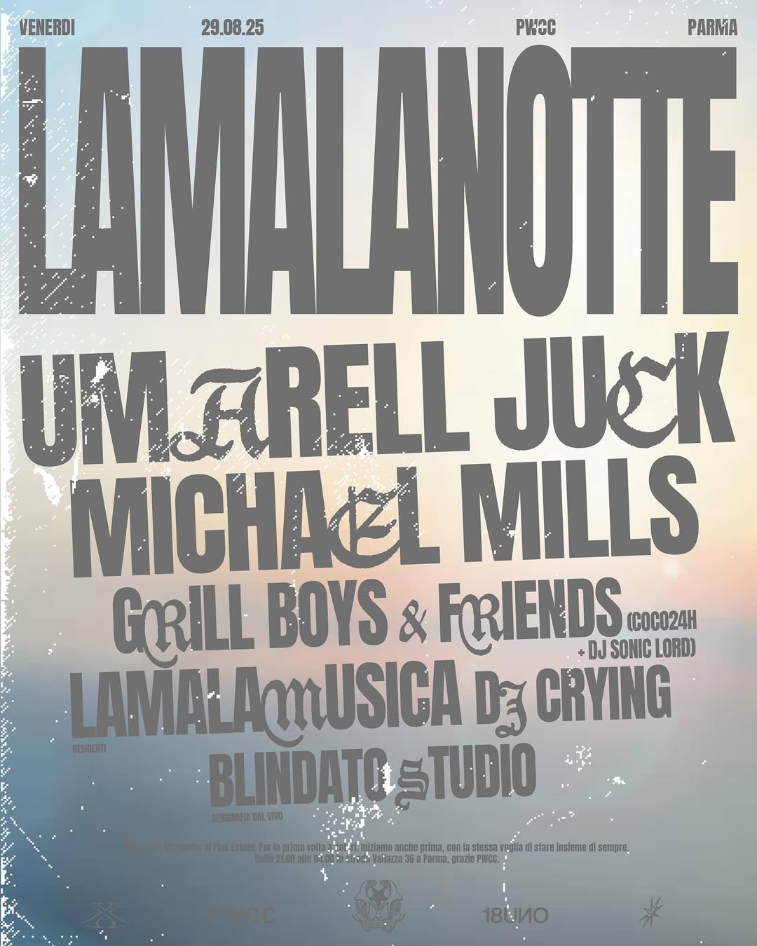 LAMALANOTTE con UMARELL, JUCK, MICHAEL MILLS, GRILL BOYS + guests