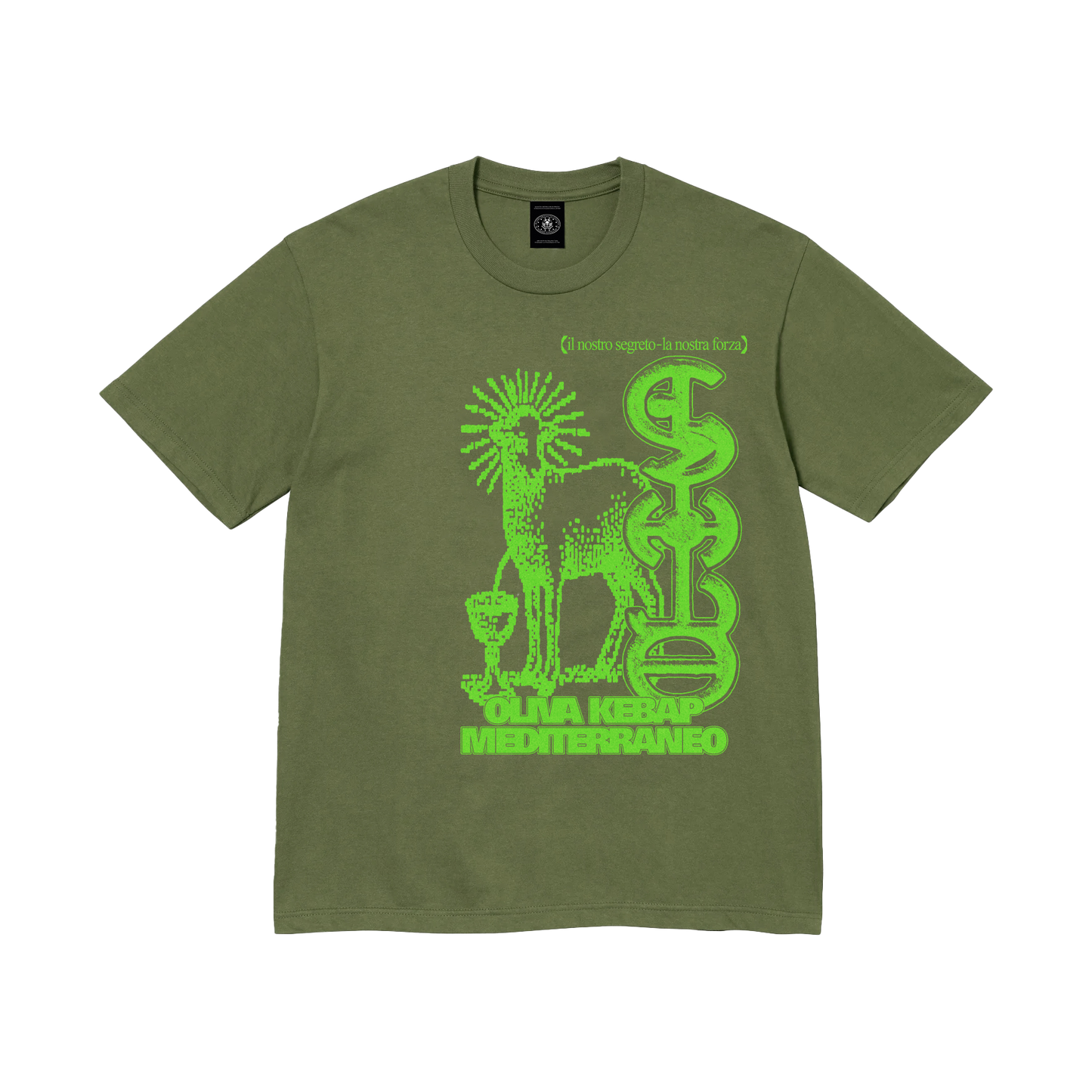 MAGLIA OLIVA KEBAB (MALACODA X PIZZA AL TRANCE)
